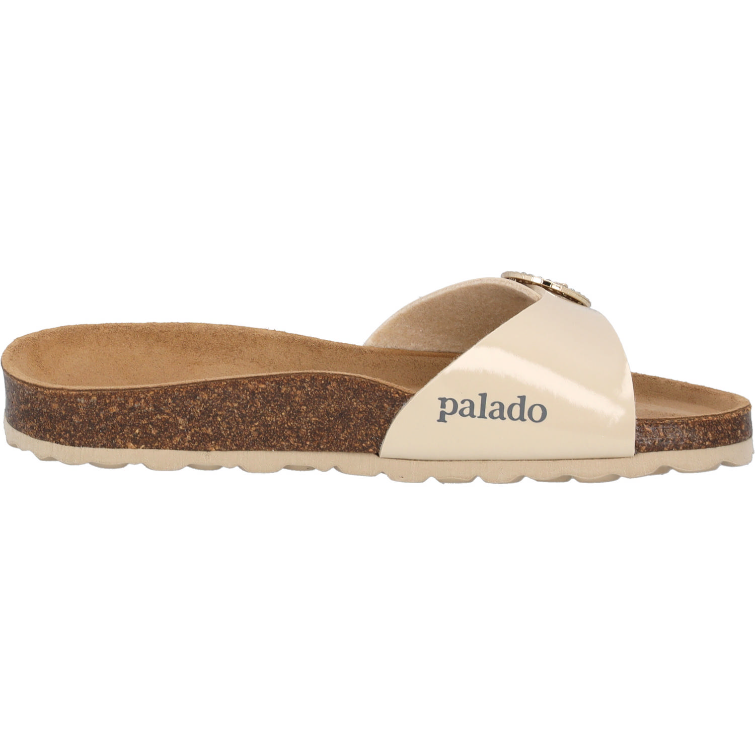 Palado Malta RD by Sila Sahin, Pantoletten, Damen, Beige Lack