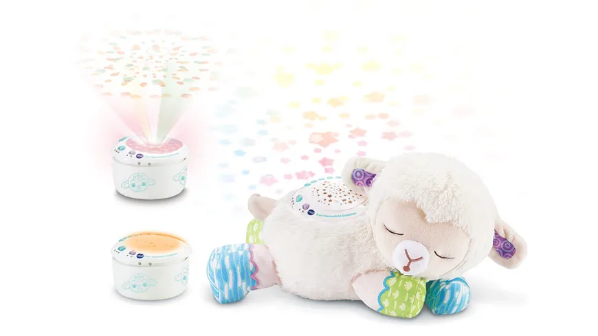 VTech 550504 - Baby - 3-in-1 Sternenlicht-Schäfchen