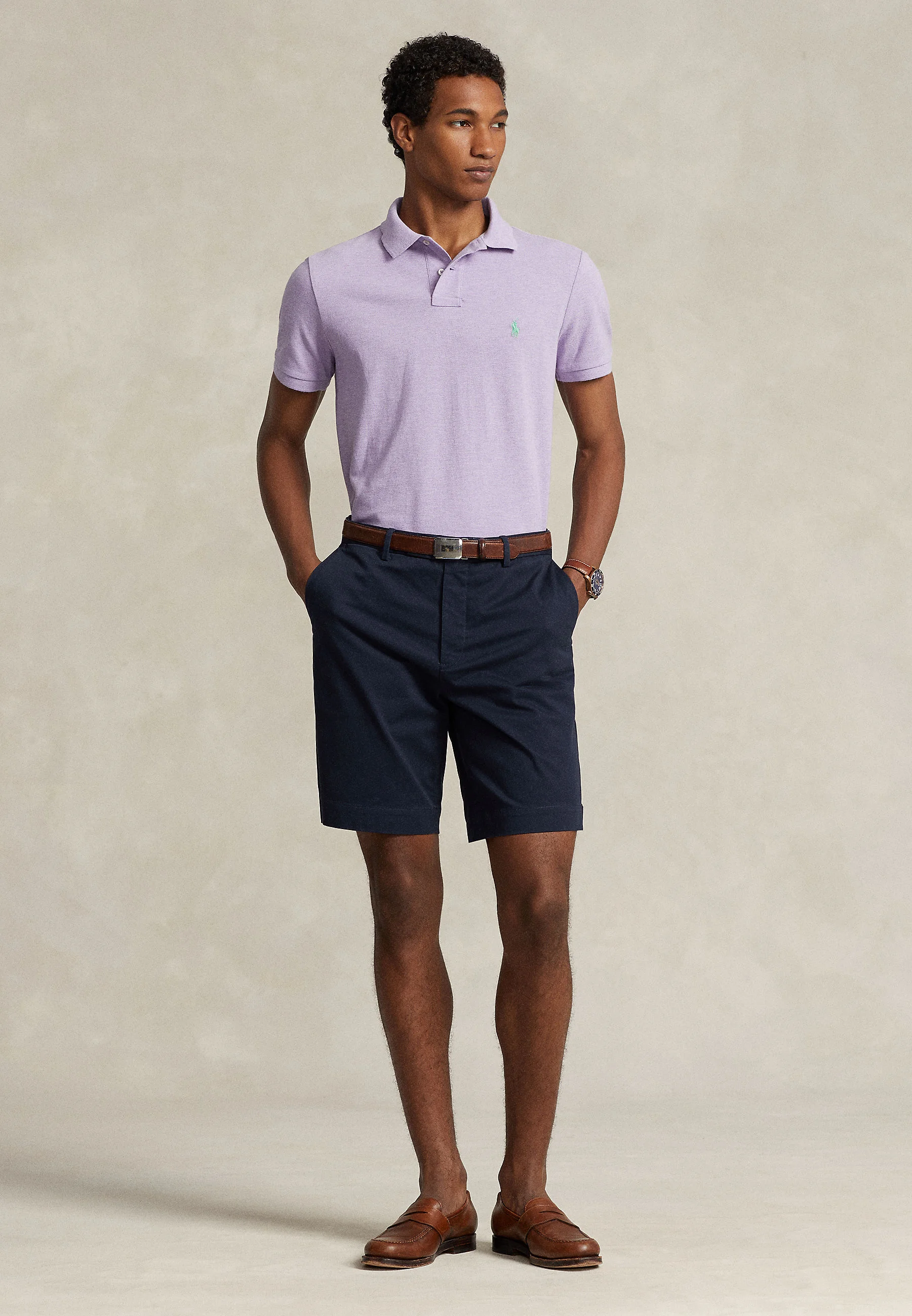 Polo Ralph Lauren SLIM FIT MESH SHIRT - Polo