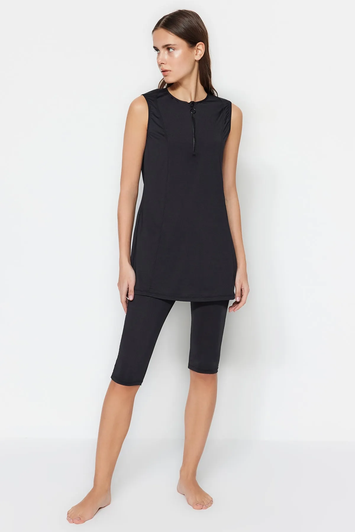 Trendyol Modest  Badeanzüge - Schwarz - Unifarben