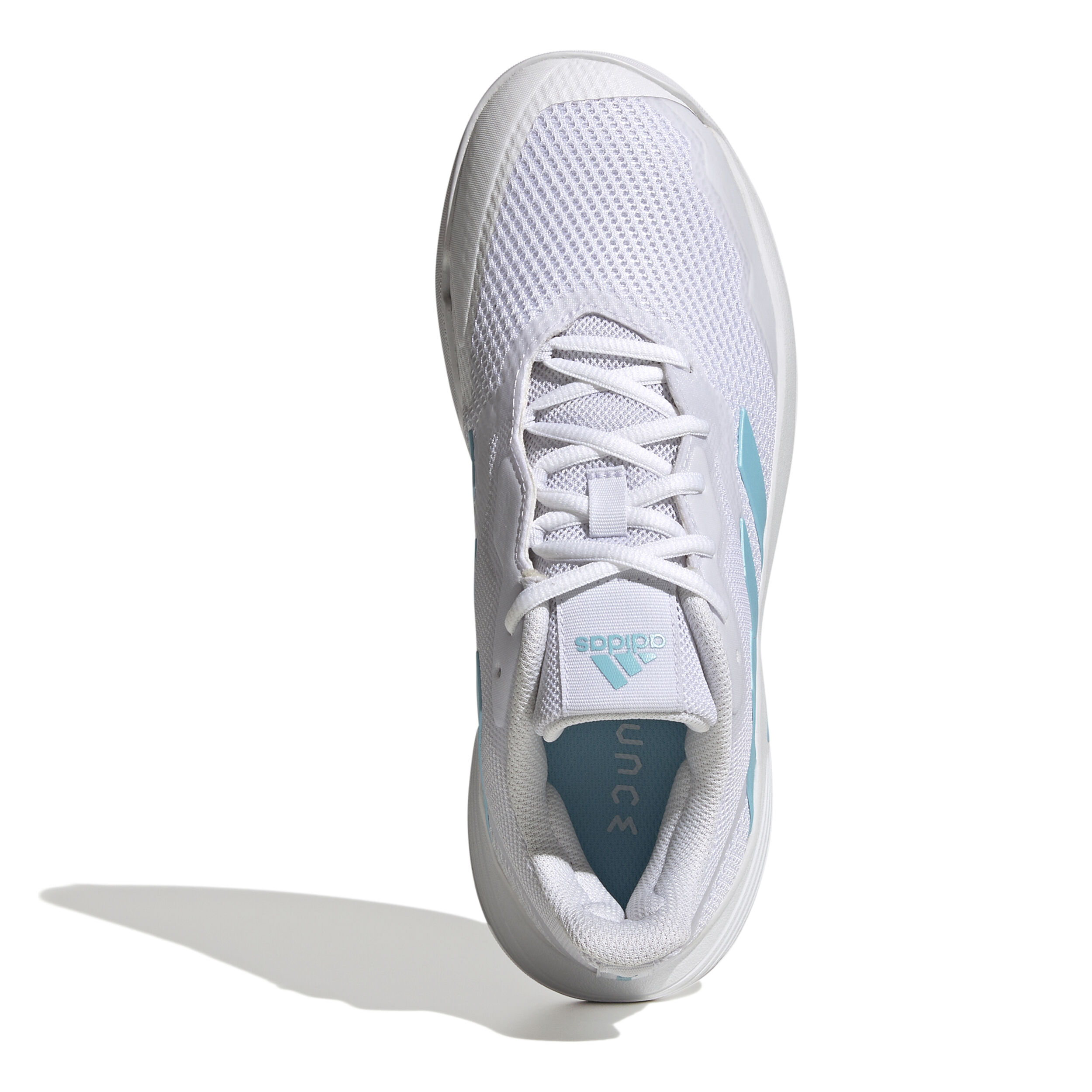 CourtJam Control Teppichschuh Damen - Weiß, Türkis