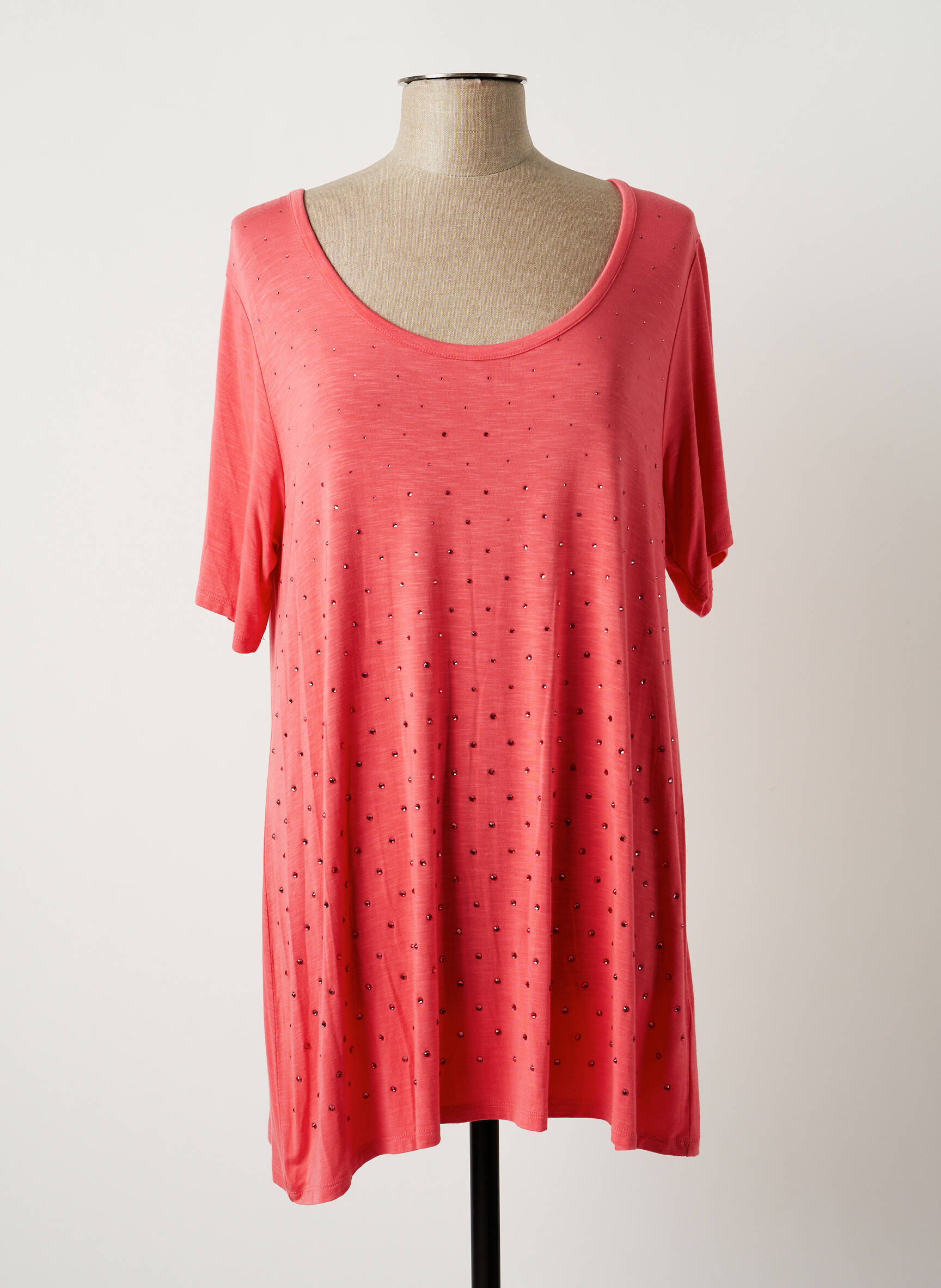 Fuegolita Tuniquemanchecourte Femme couleur rose