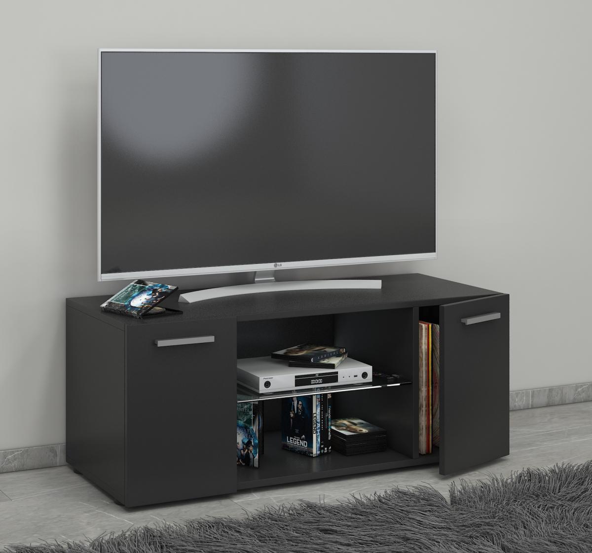 VCM Lowboard Lowina 95 Schwarz