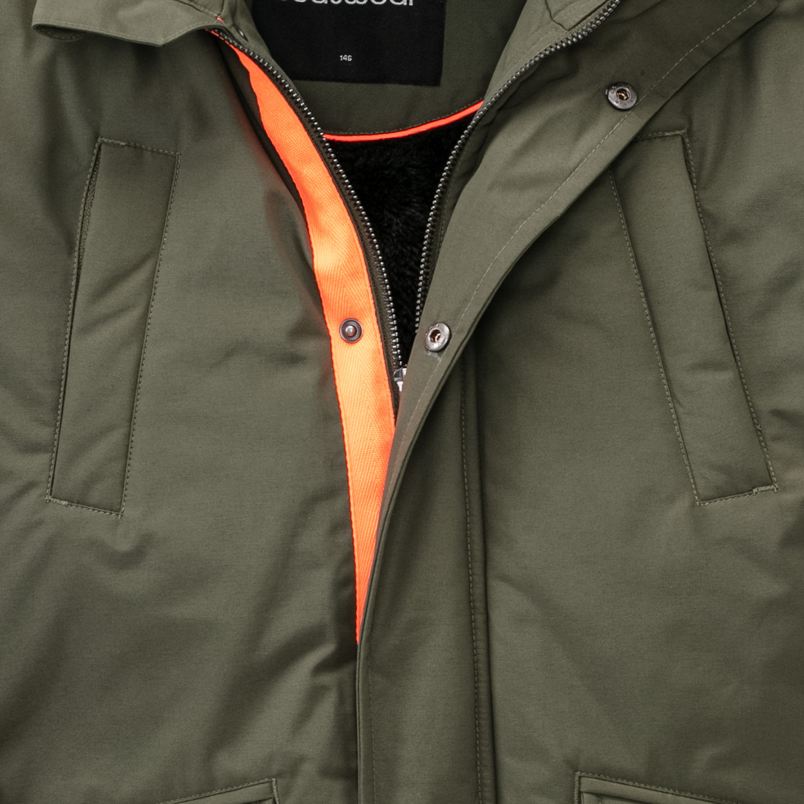 Jungen Jacke mit Teddyplüsch