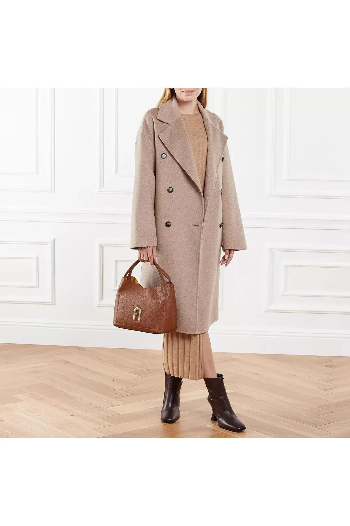 FURLA  Primula S Hobo Cognac H