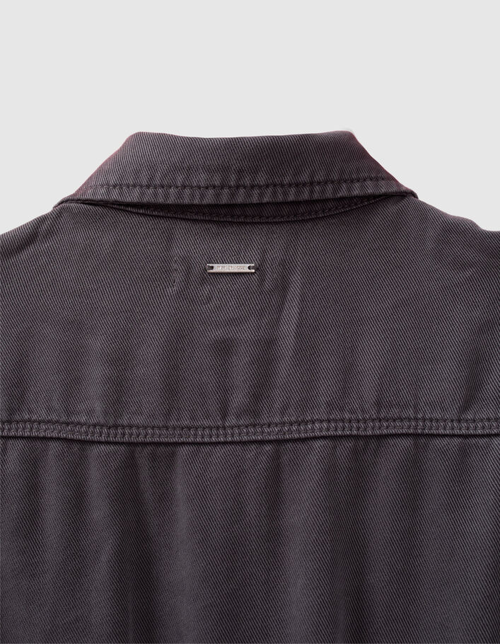 Combi longue grise zippée en Lyocell® fille