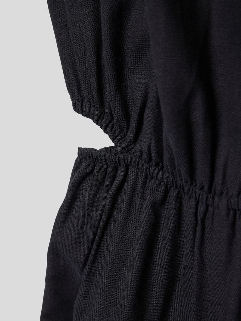 Jumpsuit mit Cut Out Modell 'pluton' in schwarz