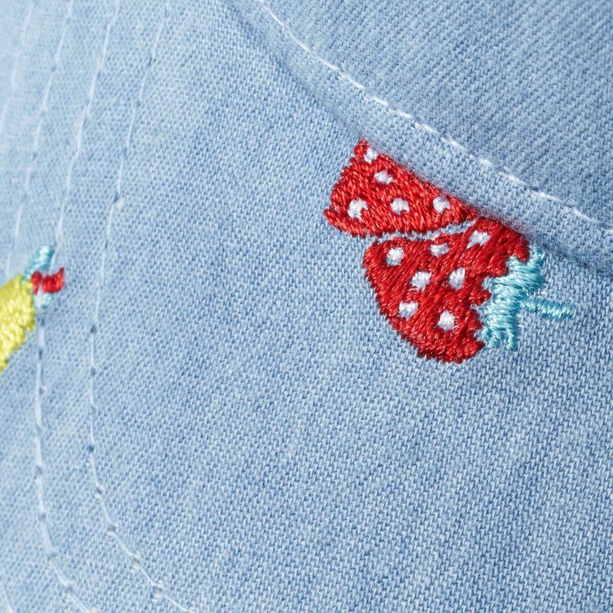 Basecap mit Regenbogen-Muster, blau, Gr. 52/53, 1 St