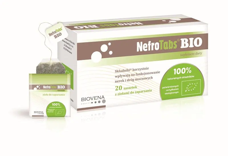 NefroTabs, čaj koji podržava funkciju urinarnog sistema