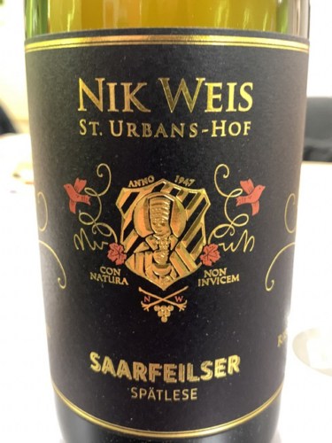 Weingut Nik Weis - St. Urbans-HofSaarfeilser Spätlese 2018