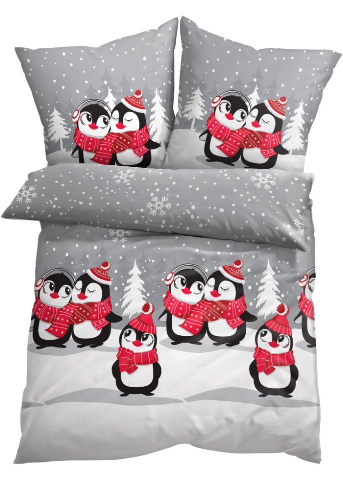 Bettwäsche mit Pinguin