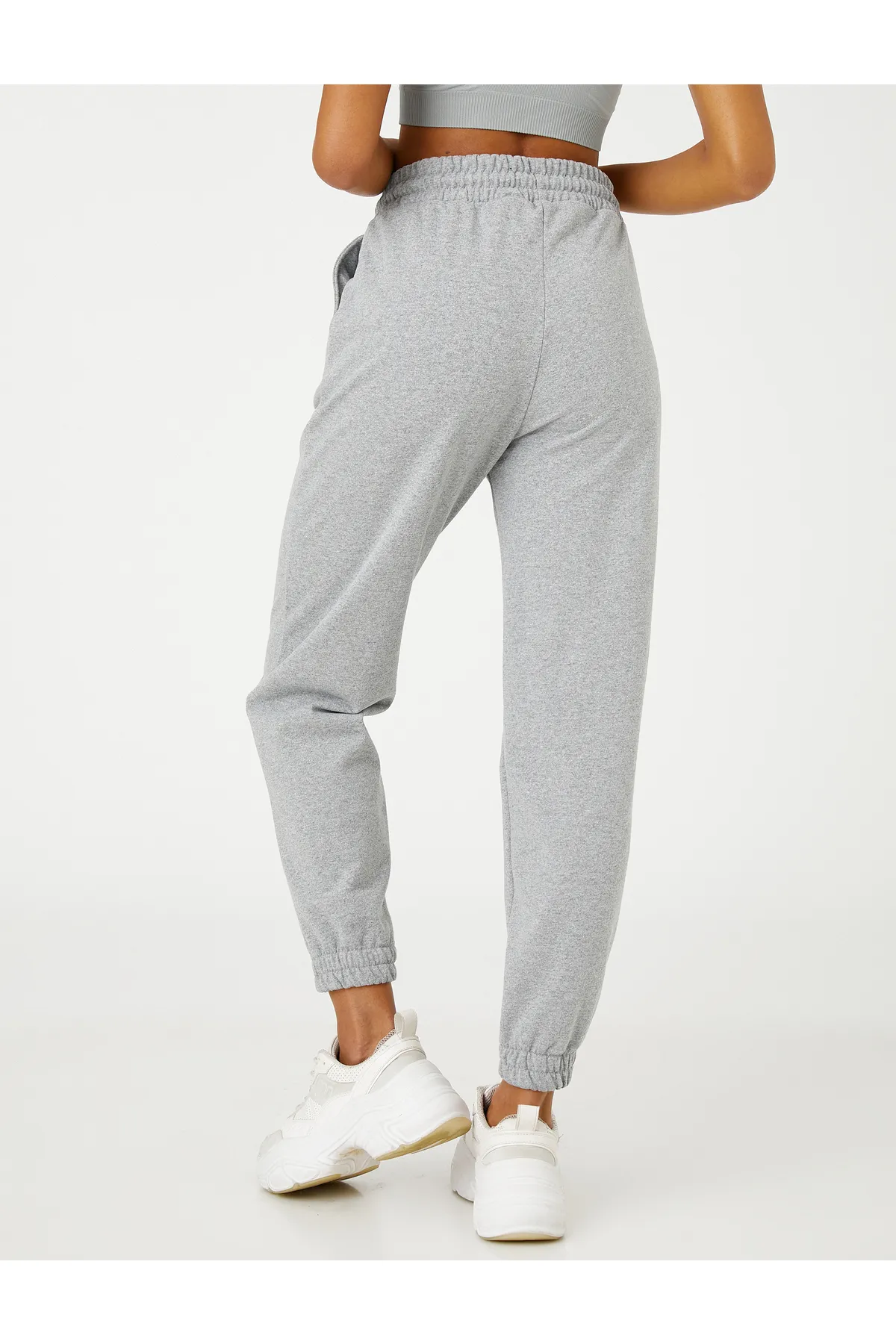 Koton  Dicke Basic-Jogger-Jogginghose mit Tasche und Bindebund