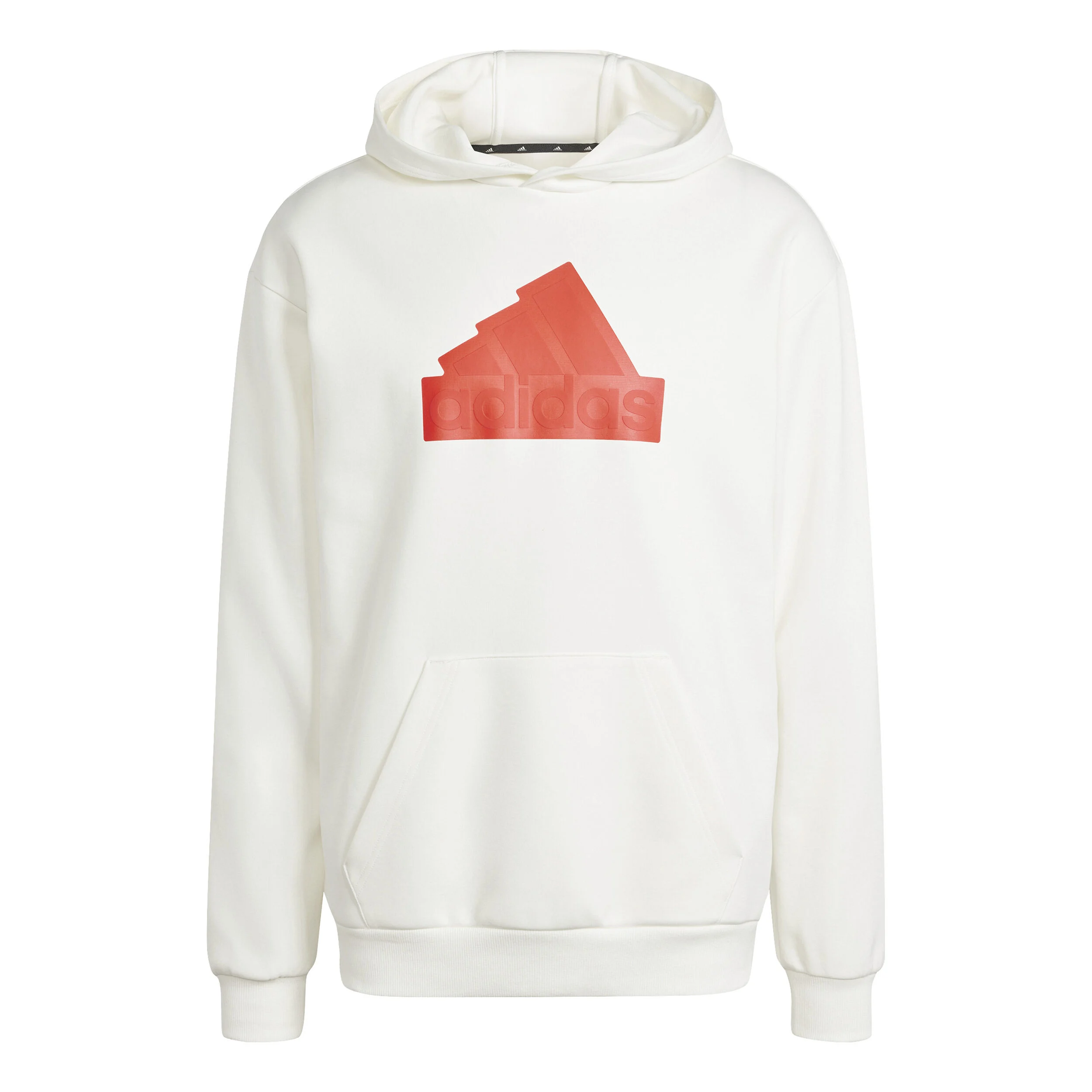 Future Icon Badge Of Sport Hoody Herren - Creme, Rot