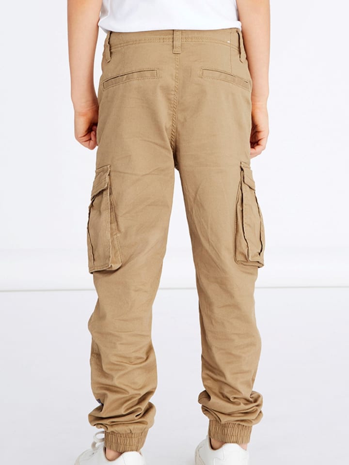 name it Cargo Hose für Jungen Jogger Chino Freizeithose NKMRYAN in Hellbraun günstig kaufen