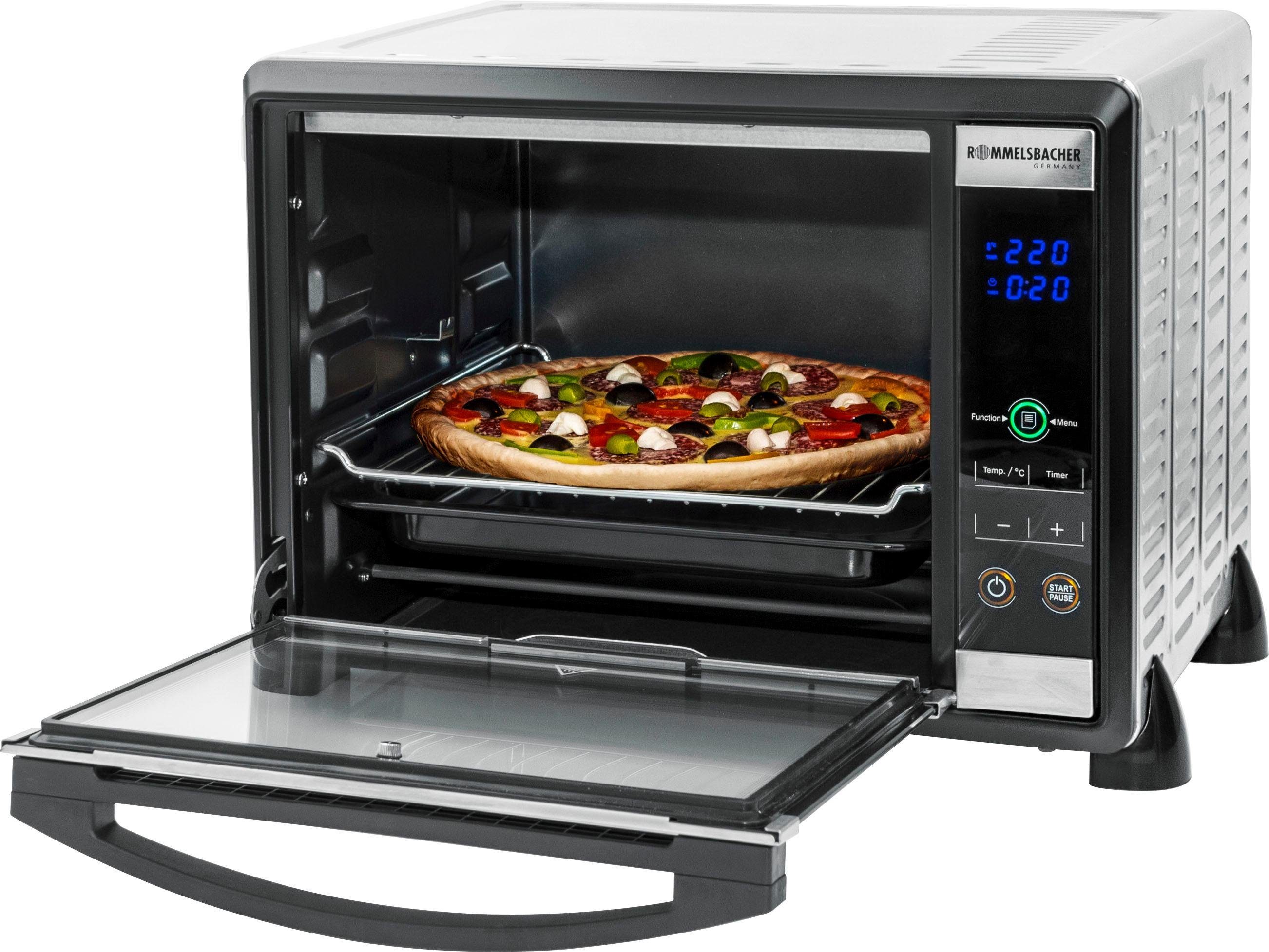 Rommelsbacher Minibackofen Elektronik Back & Grill Ofen BGE 1580/E