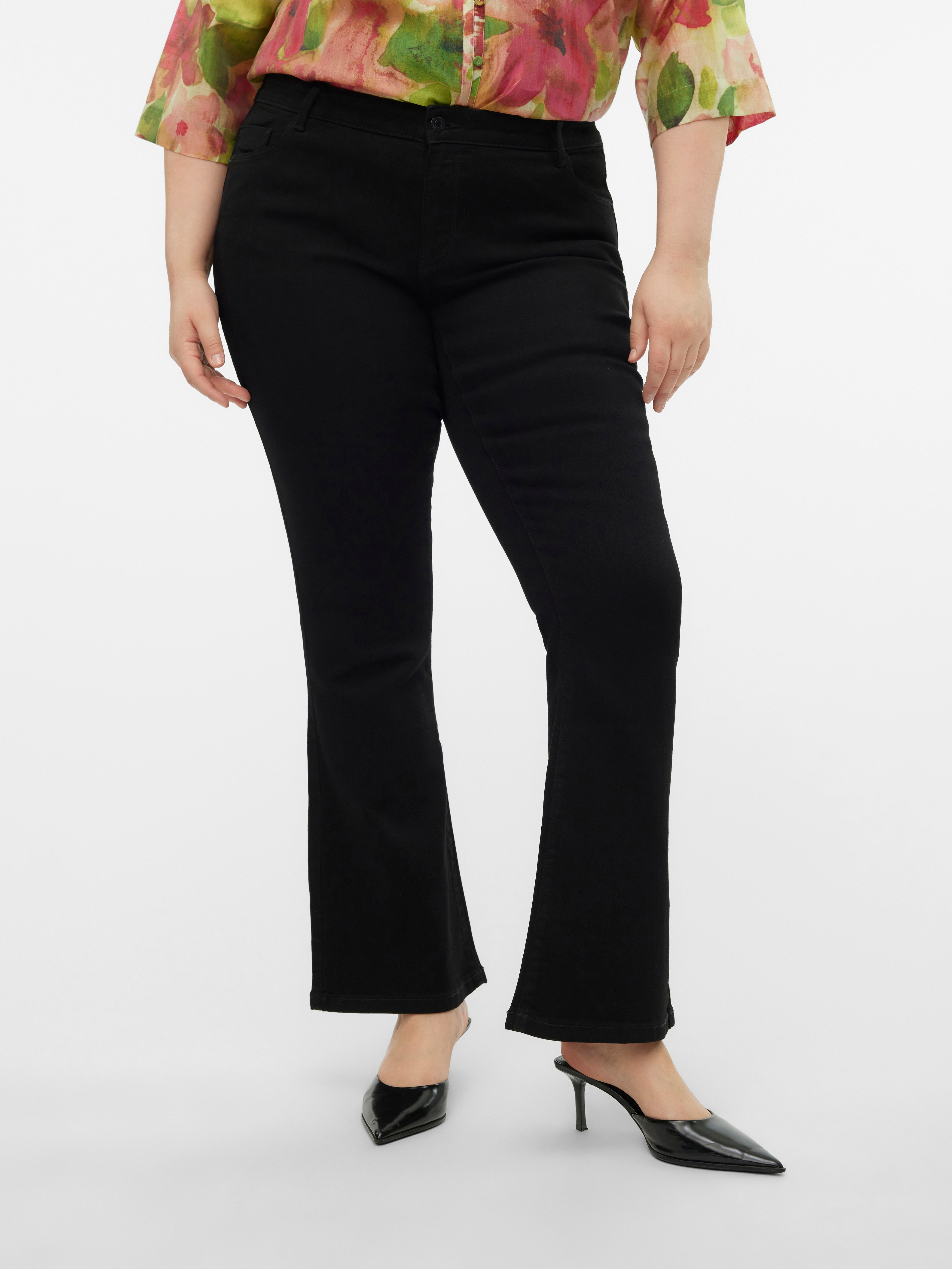 VMCELLY Mid Rise Ausgestellt Jeans