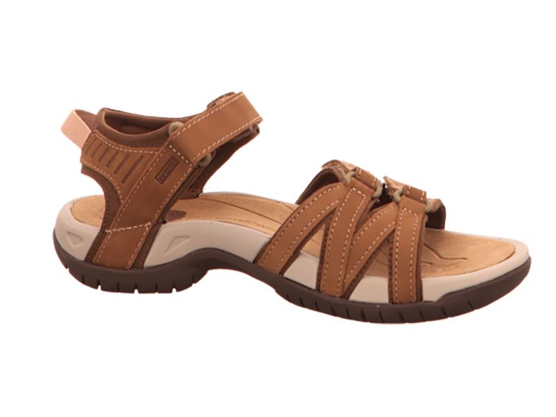 Teva Tirra Leather Honey Brown Damen Sandalen