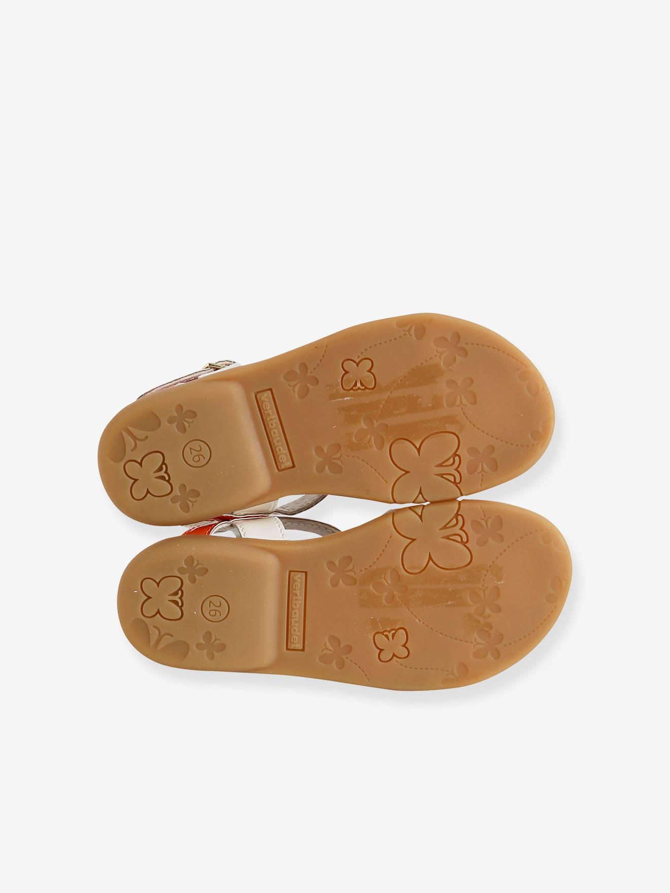 Vertbaudet Mädchen Sandalen mit Quasten - gelb