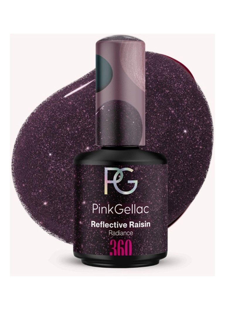 Gellac 360 Reflective Grape Pink Semi-Permanent Nail Polish