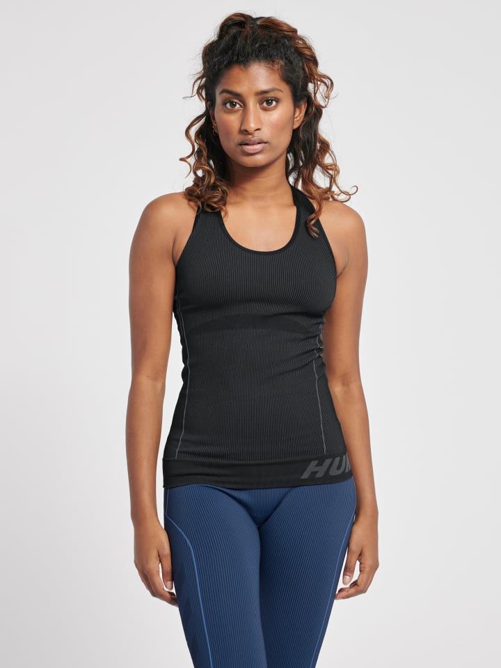 Hummel Hummel T-Shirt Hmlte Christel Multisport Damen in BLACK/ASPHALT MELANGE günstig kaufen
