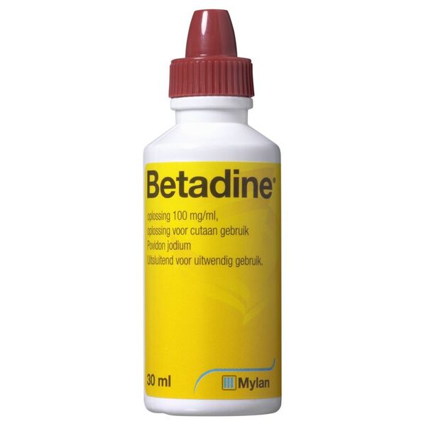 Roztok Betadine s 100 mg/ml povidónového jódu - 30 ml