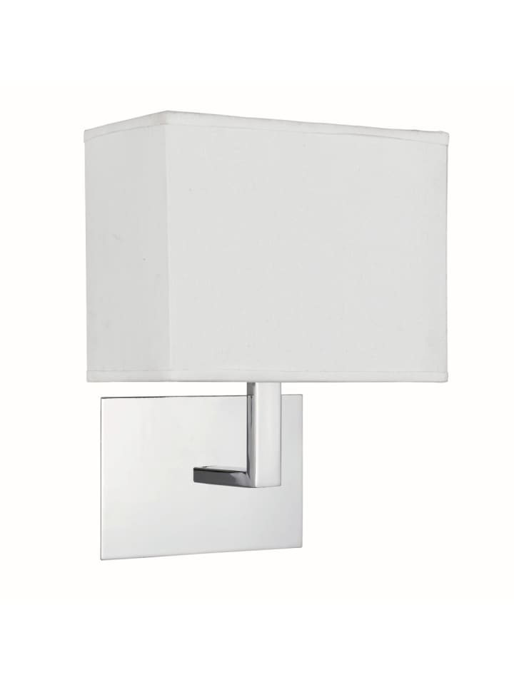 Licht-Erlebnisse Wandlampe in Chrom Weiß günstig kaufen onesize