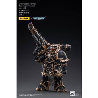 Warhammer 40k Actionfigur 1/18 Black Legion Havocs Marine 02 13 cm