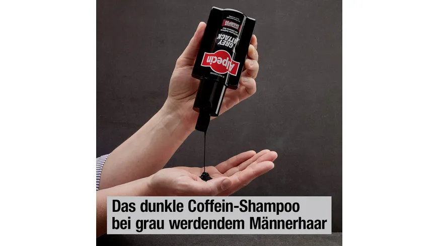 Alpecin Grey Attack Coffein & Color Shampoo 200 ml