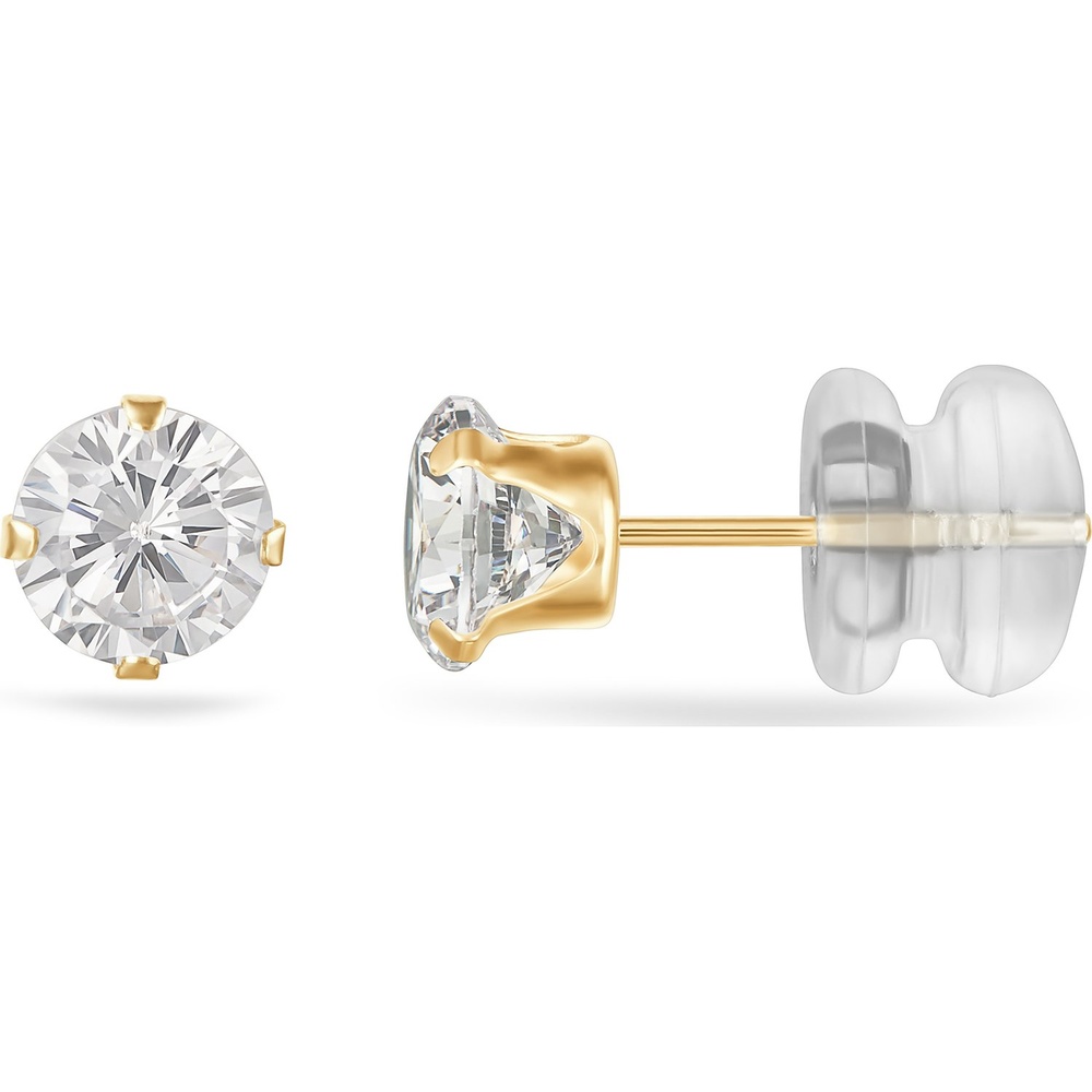 FAVS Boucles d'oreilles à fermoir à poussette 375 Or jaune Boucles d'oreilles