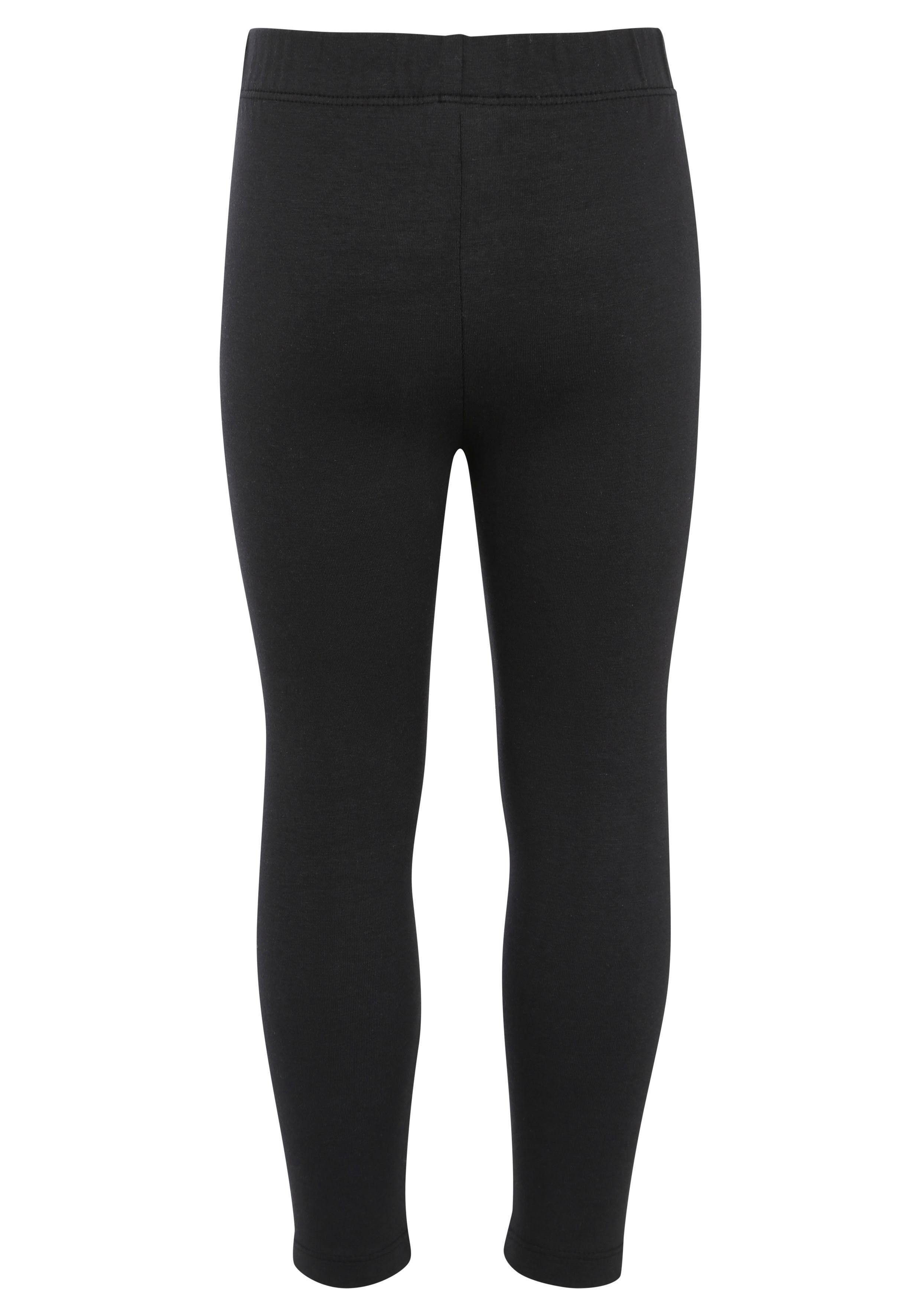 KIDSWORLD Leggings (Packung, 2-tlg) mit Glitzerdruck