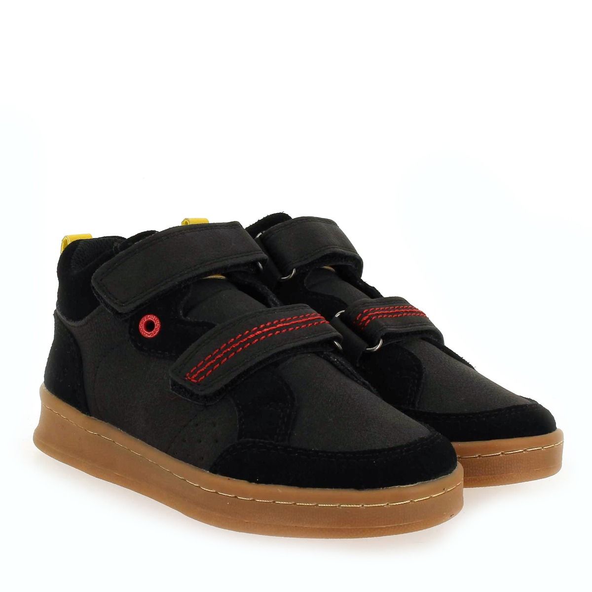 Kickers  BILBON VELC - Noir Rouge