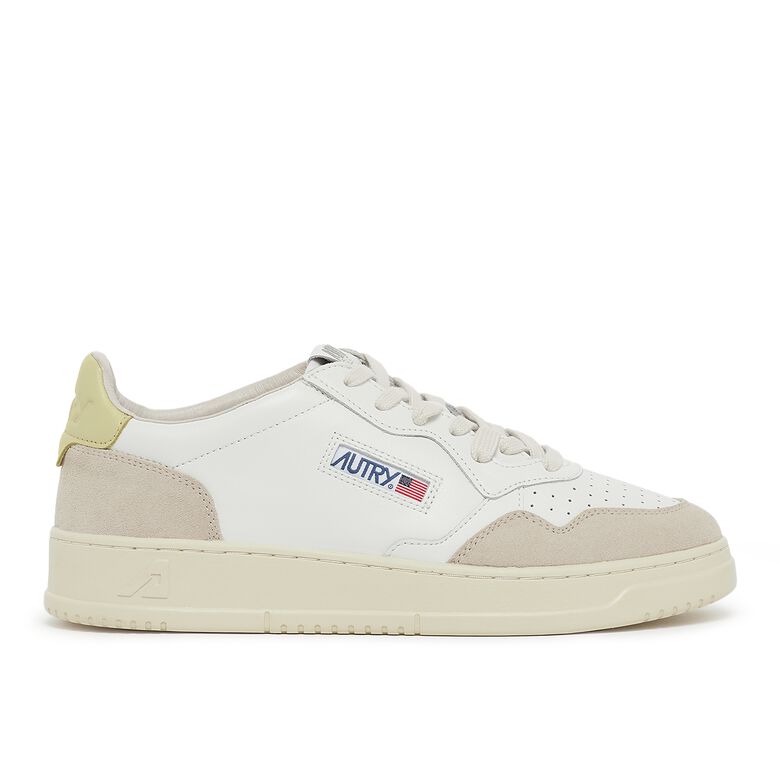 Autry Medalist Low Man LS57 leat/suede wht/lemgra