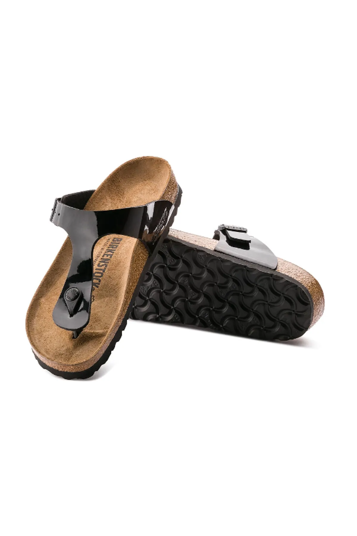 Birkenstock  Sandalette - Schwarz - Flacher Absatz