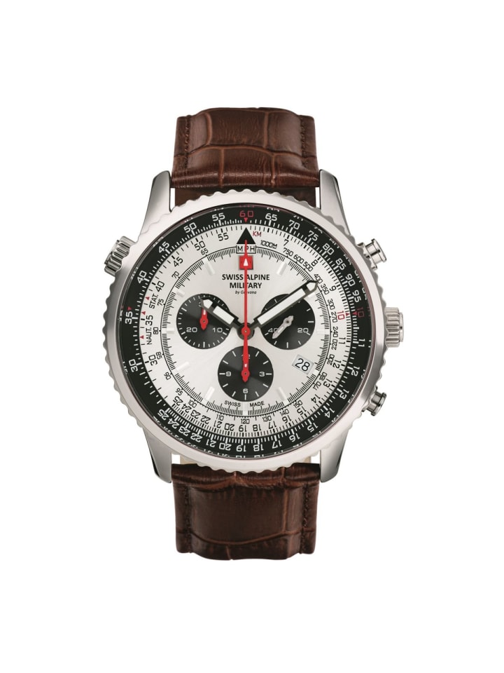Swiss Military Quarzuhr 7078.9532SAM in Silber günstig kaufen onesize