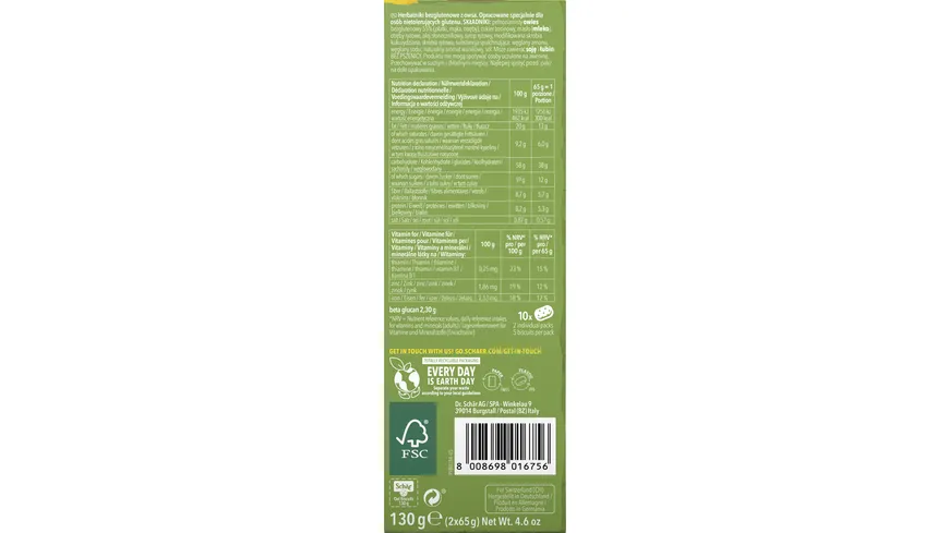 Schär Avena - Haferkeks - glutenfrei 130 g