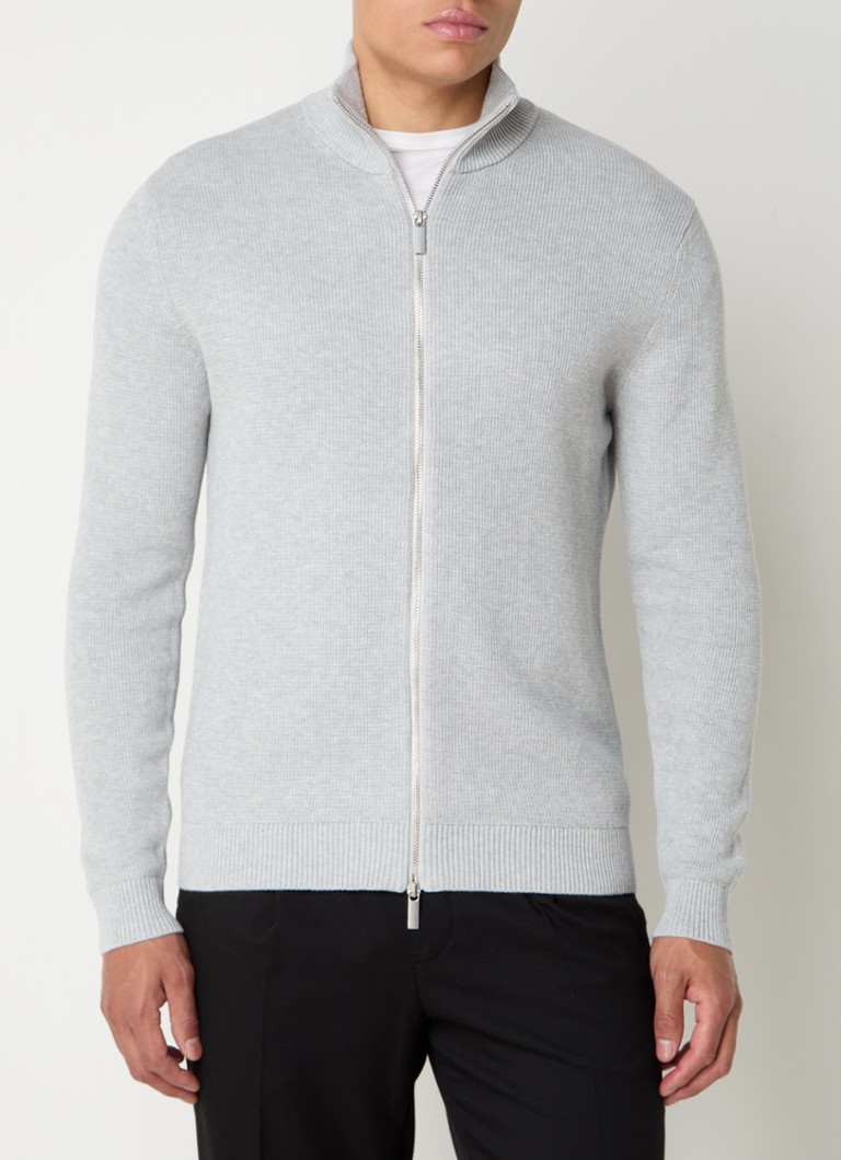 Ausgewählter Homme Dane Grobstrick-Cardigan aus Bio-Baumwolle