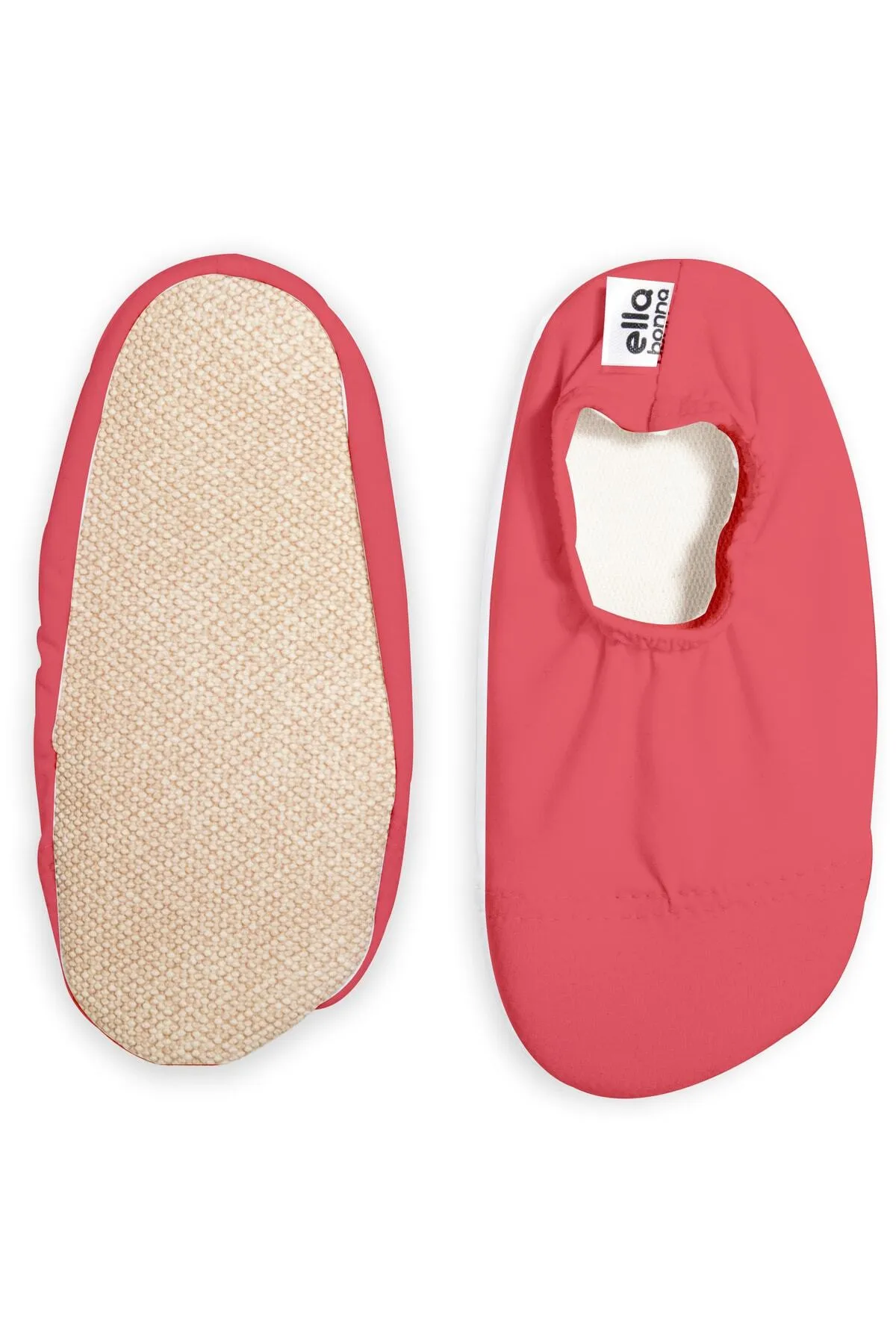 Ella Bonna  Anti-Rutsch-Sohle, Unisex-Baby- und Kinder-Meeresschuhe, Pool-Hausschuhe, Rosa