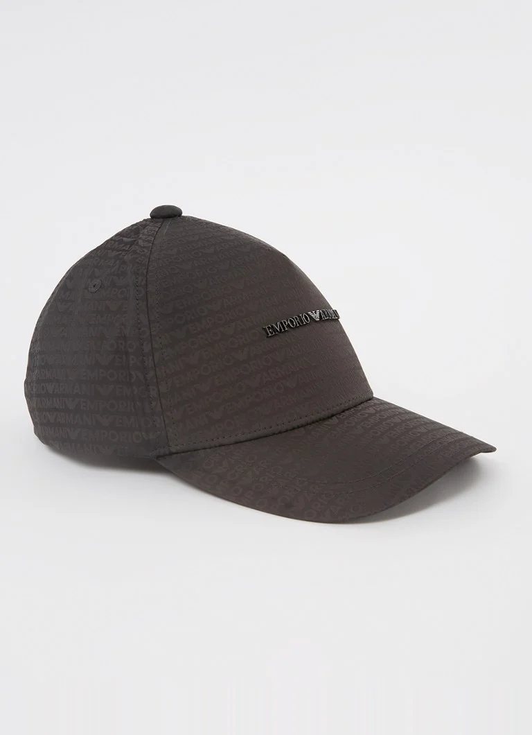 Boné Emporio Armani com estampa e logotipo.
