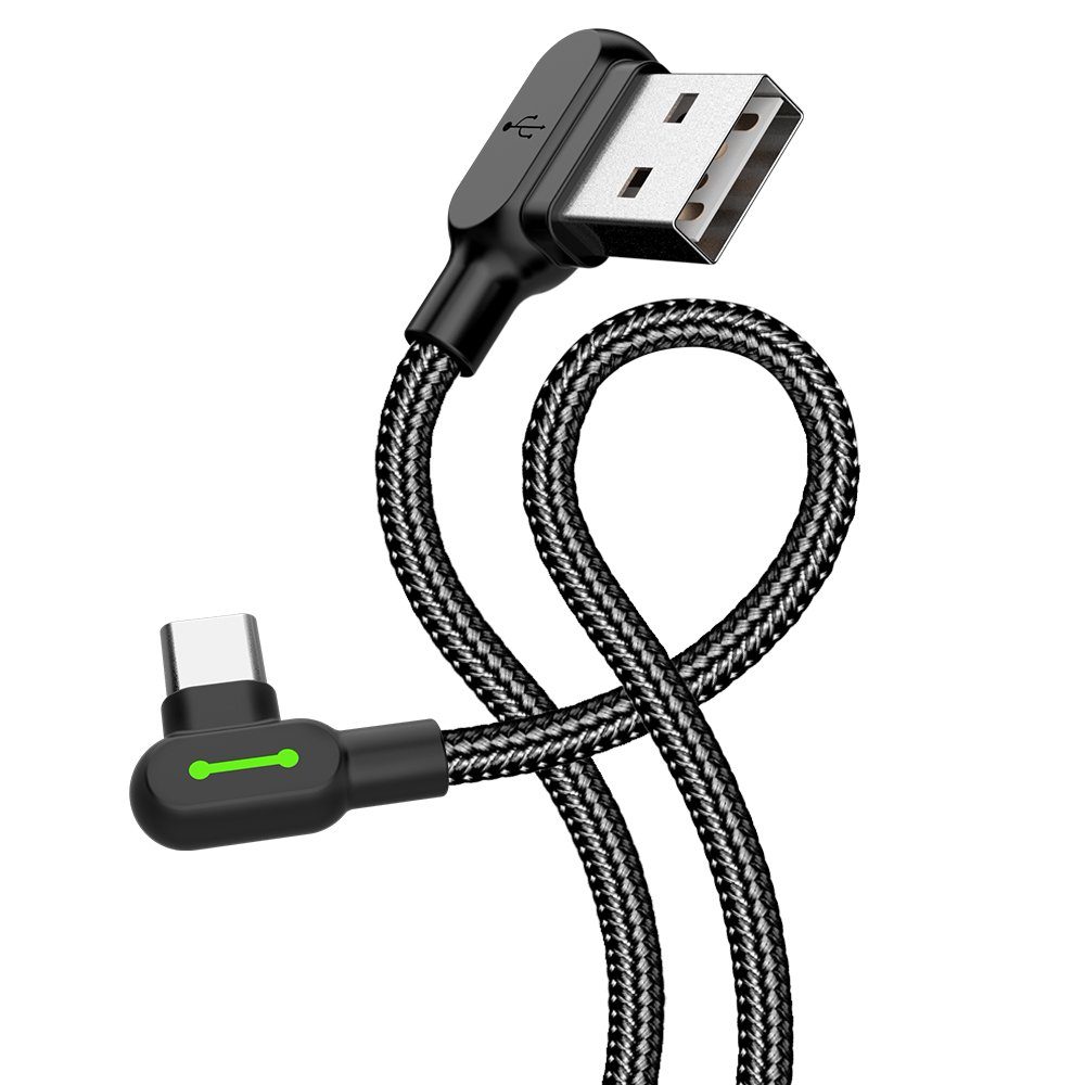 mcdodo 90 Grad Ladekabel Winkel Typ-C USB-C Kabel abgewinkelt USB-Kabel, Typ C (Eurostecker), USB-C (50 cm), Winkelstecker