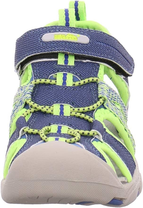 HIGH COLORADO Jungen Sandalen blau Sandaletten, Blau-Grün
