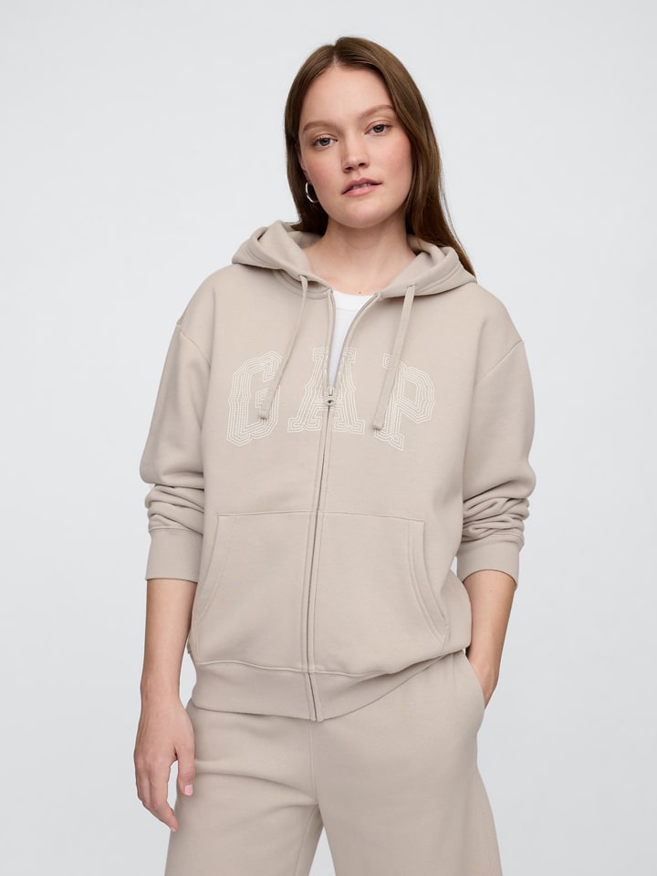 GAP Sweatjacke in Beige günstig kaufen