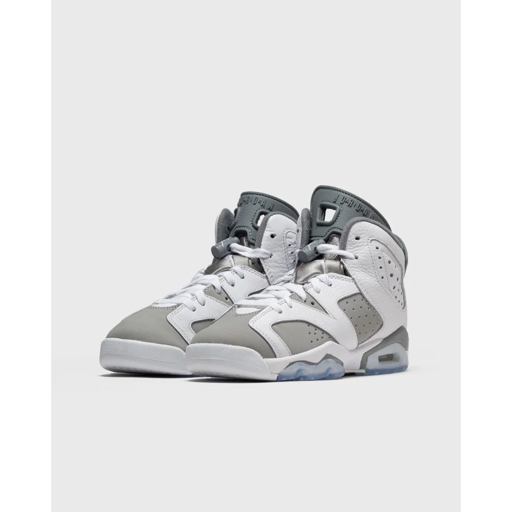 NIKE JORDAN 6 GS Cool Grey Retro 384665-100 / weiss