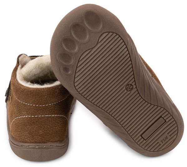 Dodo Shoes ~ Thermo Wool MidCut Klettschuh Winter ~ Cinnamon