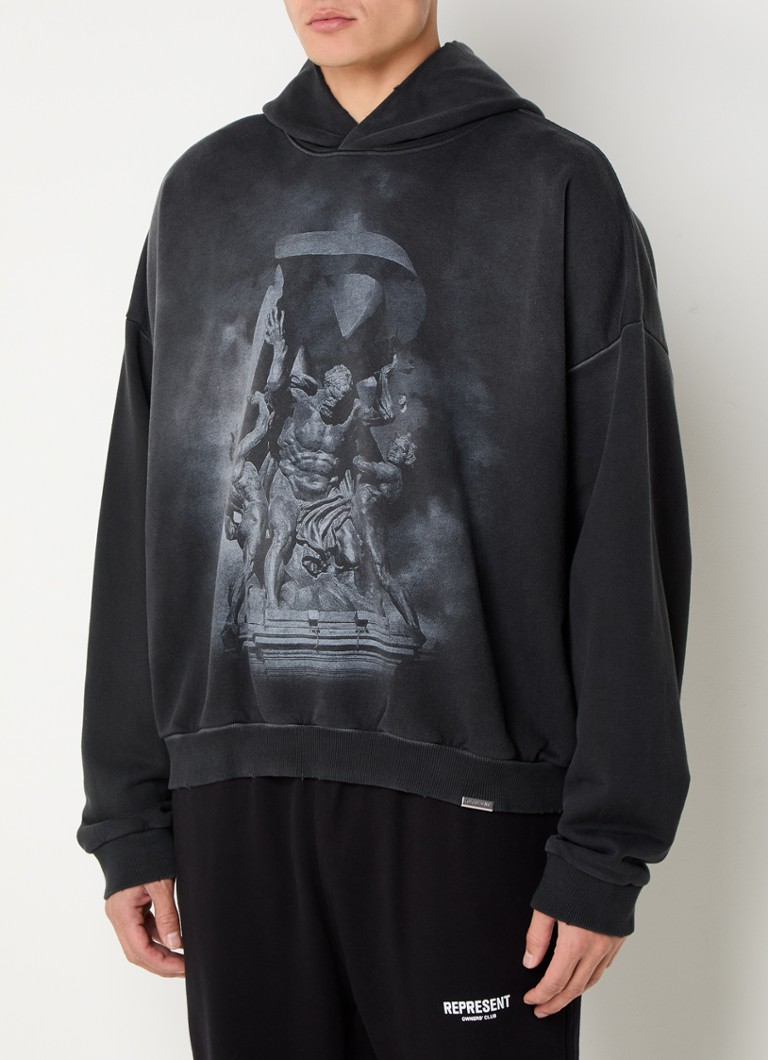 Represent Atlas hoodie with front and back print