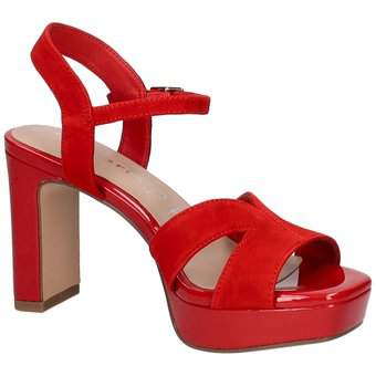 Tamaris Sandale in rot