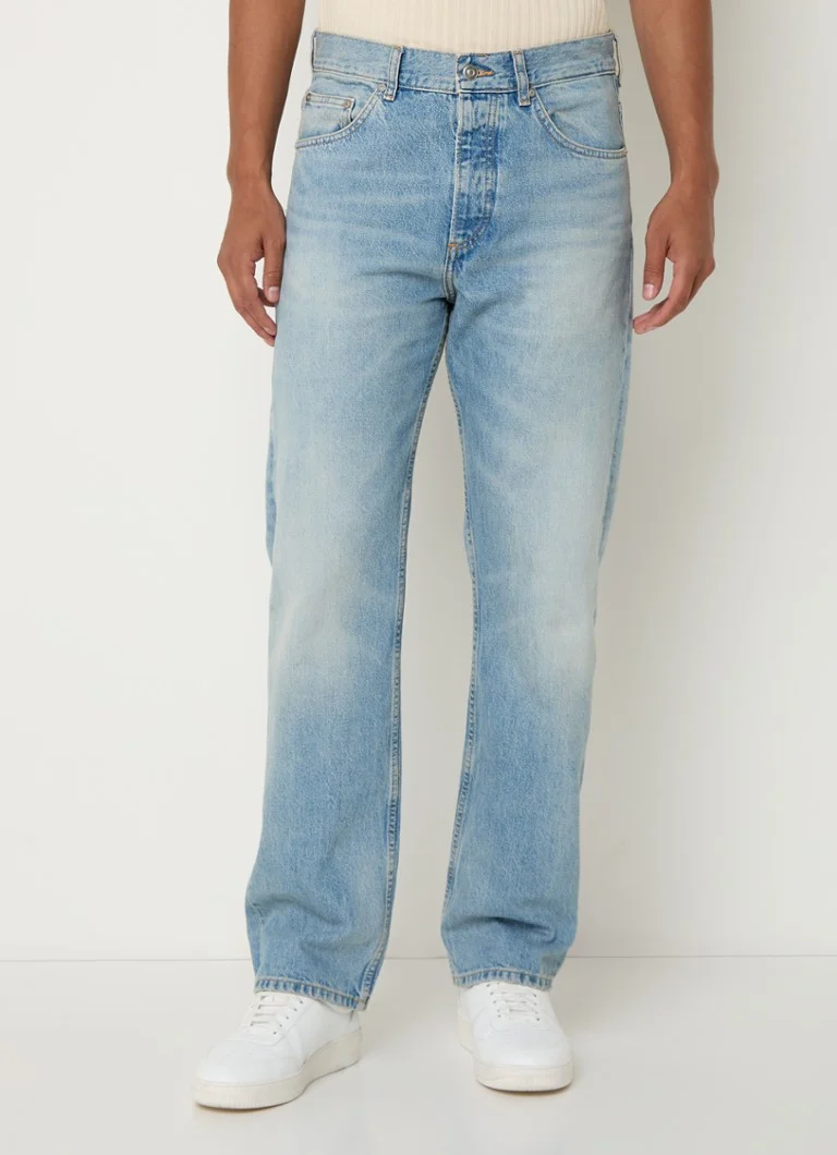 Jeans Sandro a gamba dritta, lavaggio chiaro