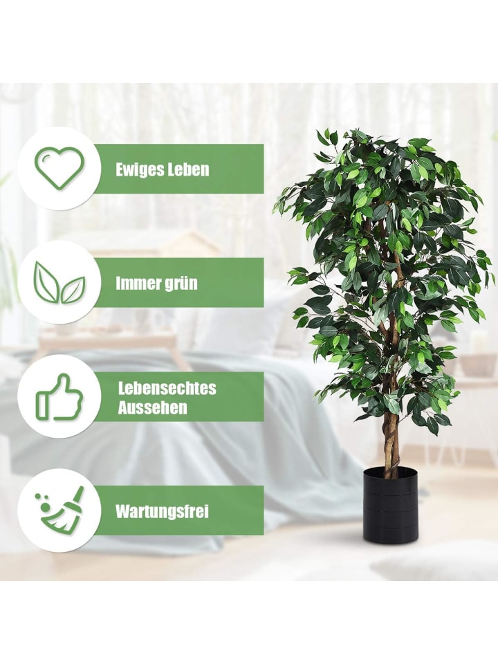 COSTWAY Zimmerpflanze 180cm in Grün günstig kaufen onesize