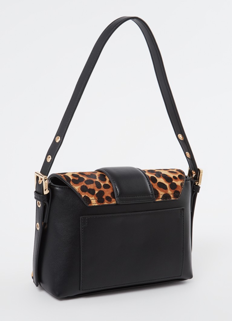 Borsa a tracolla Dune London Dara con stampa leopardata