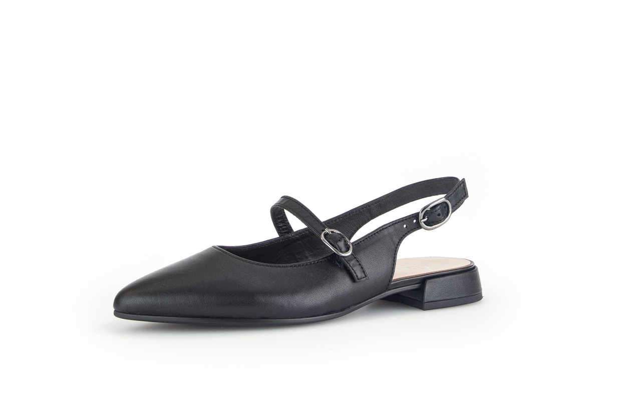 GABOR Ballerinas schwarz Gabor Fashion Slingpumps 41.502.27 schwa