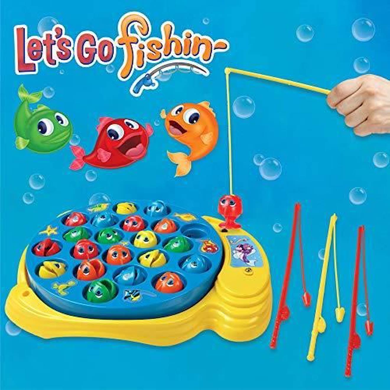 Goliath 30816 Let's Go Fishin' Original (ML) Multicolore Jeu de pêche pour Enfants 30816 bleu